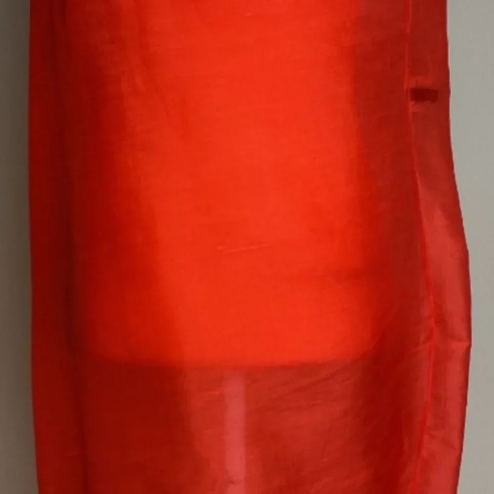 Donna Karan Red Silk Dress